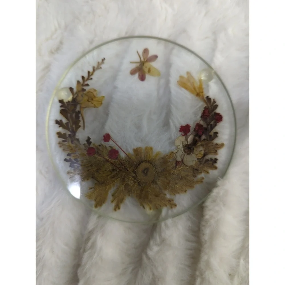 Set Of‎ 8 Round Acrylic Coasters 4